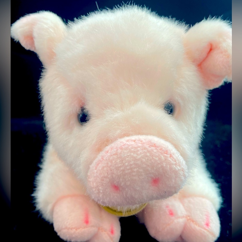 Miyoni pink piglet stuffed animal plush T24